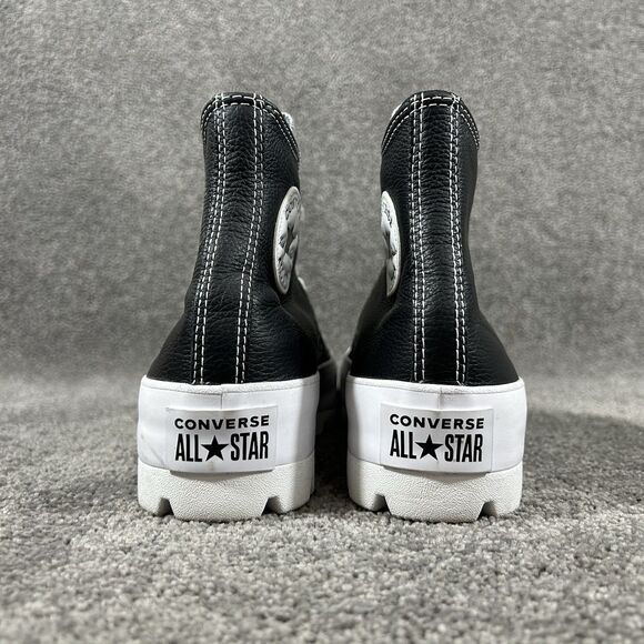 Converse CT All Star Lugged Hi 567164C Women’s Sz 9.5 Black Platform Shoes Used - Picture 6 of 12